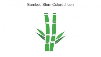 Bamboo Stem Colored Icon In Powerpoint Pptx Png And Editable Eps Format