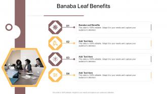 Banaba Leaf Benefits In Powerpoint And Google Slides Cpb