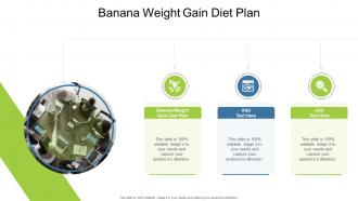 Banana Weight Gain Diet Plan In Powerpoint And Google Slides Cpb
