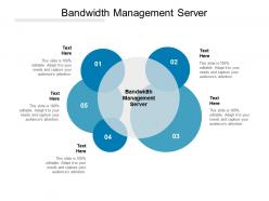 Bandwidth management server ppt powerpoint presentation icon deck cpb