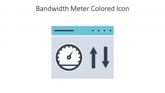 Bandwidth Meter Colored Icon In Powerpoint Pptx Png And Editable Eps Format