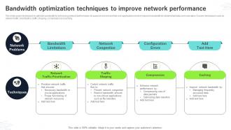 Bandwidth Optimization Techniques To Improve Network Performance