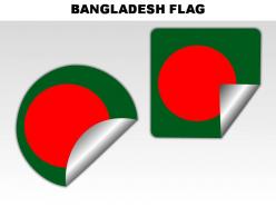 Bangladesh country powerpoint flags