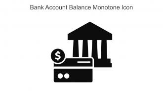 Bank Account Balance Monotone Icon In Powerpoint Pptx Png And Editable Eps Format