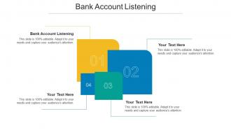 Bank Account Listening Ppt Powerpoint Presentation Gallery Maker Cpb