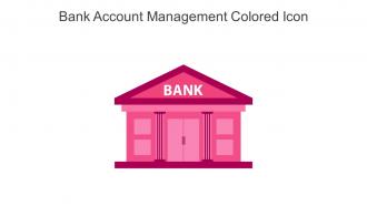 Bank Account Management Colored Icon In Powerpoint Pptx Png And Editable Eps Format