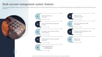 Bank Account Management System Features