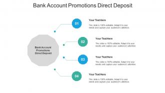 Bank account promotions direct deposit ppt powerpoint presentation slides inspiration cpb