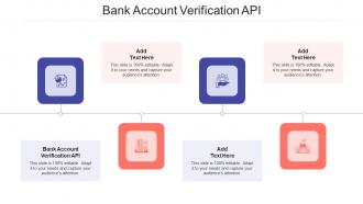 Bank Account Verification API Ppt Powerpoint Presentation Model Slide Portrait Cpb