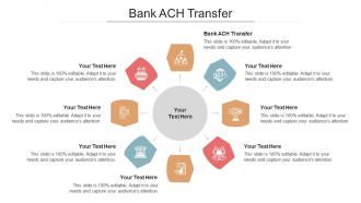 Bank ach transfer ppt powerpoint presentation portfolio clipart cpb