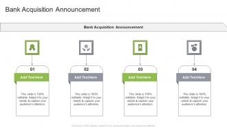 Bank Acquisition Announcement In Powerpoint And Google Slides Cpb