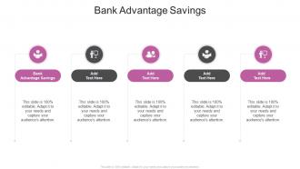 Bank Advantage Savings In Powerpoint And Google Slides Cpb