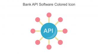 Bank API Software Colored Icon In Powerpoint Pptx Png And Editable Eps Format