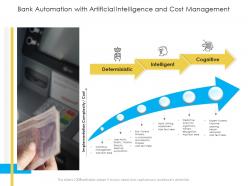 Bank automation with artificial intelligence and cost management