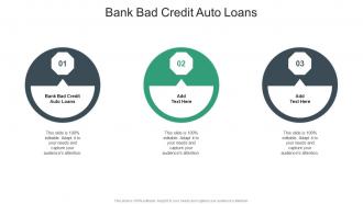 Bank Bad Credit Auto Loans In Powerpoint And Google Slides Cpb