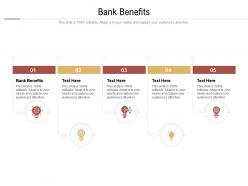 Bank benefits ppt powerpoint presentation model demonstration cpb