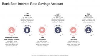 Bank Best Interest Rate Savings Account In Powerpoint And Google Slides Cpb