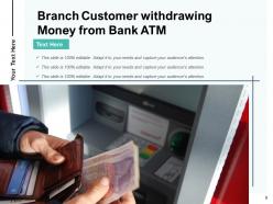 Bank Branch Withdrawal Customer Executive Conversation Accounting Operations