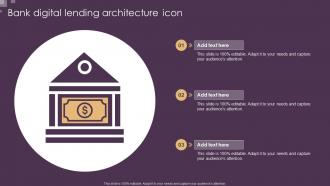 Bank Digital Lending Architecture Icon