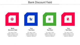 Bank Discount Yield Ppt Powerpoint Presentation Show Deck Cpb
