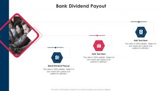 Bank Dividend Payout In Powerpoint And Google Slides Cpb