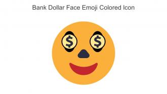 Bank Dollar Face Emoji Colored Icon In Powerpoint Pptx Png And Editable Eps Format