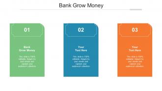 Bank Grow Money Ppt Powerpoint Presentation Portfolio Influencers Cpb