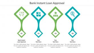 Bank instant loan approval ppt powerpoint presentation icon summary cpb