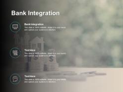 Bank integration ppt powerpoint presentation infographic template structure cpb