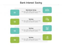 Bank interest saving ppt powerpoint presentation file example introduction cpb