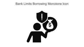 Bank Limits Borrowing Monotone Icon In Powerpoint Pptx Png And Editable Eps Format