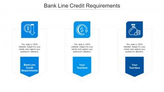 Bank line credit requirements ppt powerpoint presentation portfolio show cpb