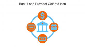 Bank Loan Provider Colored Icon In Powerpoint Pptx Png And Editable Eps Format