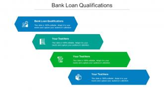 Bank Loan Qualifications Ppt PowerPoint Presentation File Icons Cpb