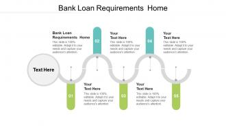 Bank loan requirements home ppt powerpoint presentation gallery graphics cpb