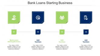 Bank Loans Starting Business Ppt Powerpoint Presentation Slides Layout Ideas Cpb