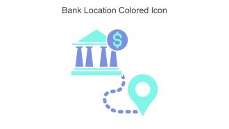 Bank Location Colored Icon In Powerpoint Pptx Png And Editable Eps Format