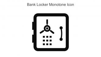 Bank Locker Monotone Icon In Powerpoint Pptx Png And Editable Eps Format
