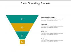 Bank operating process ppt powerpoint presentation ideas slideshow cpb