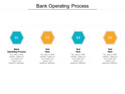 Bank operating process ppt powerpoint presentation show professional cpb