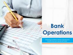 Bank operations powerpoint presentation slides