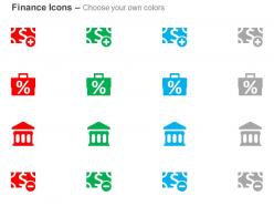 Bank payments received sent investments ppt icons graphics