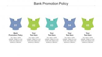 Bank promotion policy ppt powerpoint presentation layouts template cpb