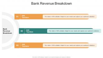 Bank Revenue Breakdown In Powerpoint And Google Slides Cpb