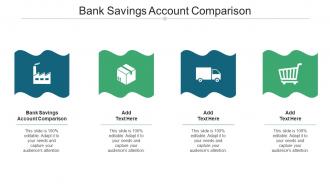 Bank Savings Account Comparison Ppt Powerpoint Presentation Professional Pictures Cpb