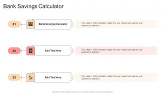 Bank Savings Calculator In Powerpoint And Google Slides Cpb