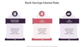 Bank Savings Interest Rate In Powerpoint And Google Slides Cpb