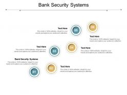 Bank security systems ppt powerpoint presentation professional clipart cpb