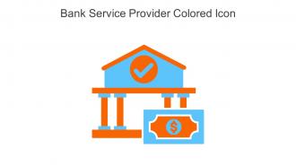 Bank Service Provider Colored Icon In Powerpoint Pptx Png And Editable Eps Format