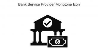 Bank Service Provider Monotone Icon In Powerpoint Pptx Png And Editable Eps Format